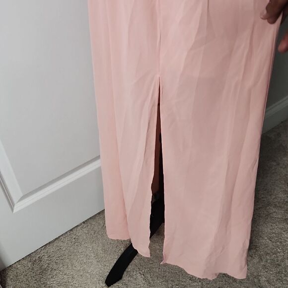 Pink Off-Shoulder Dress - Picture 4 of 7